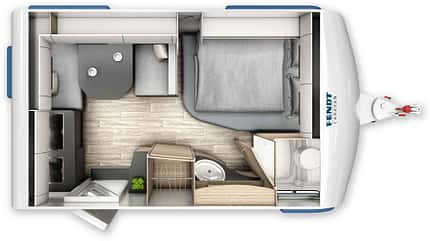 Fendt Apero, Camping, Wohnwagen Grundriss, Fendt Apero, Camping, Wohnwagen