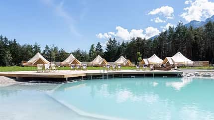 Gerhardhof, Camping, Österreich, Pool, Berge