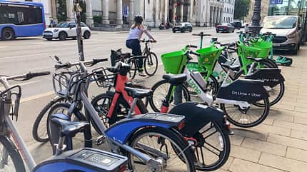 München, Fahrräder, Radl, Bikesharing