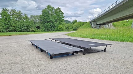 Vergleich, Feldbett, Helinox, Semptec, nebeneinander f_Vergleich_Feldbett_Helinox-vs-Semptec_Vergleich