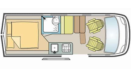 Vergleichstest, Campingbus, Karmann Davis, Grundriss f_Etrusco-CV_Karmann-Davis_Grundriss