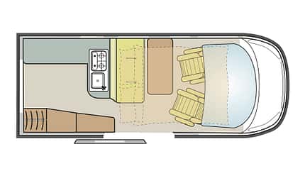 Ford Nugget, Grundriss