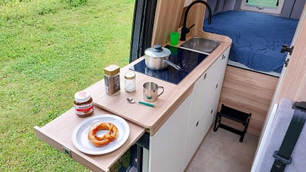 Viica 60S, Küche, Arbeitsfläche