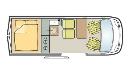 Viica 60S, Grundriss