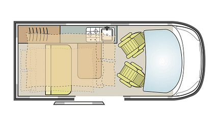 Karmann, Duncan 500, Campingbus, Allrad Grundriss, Karmann, Duncan 500, Campingbus, Allrad