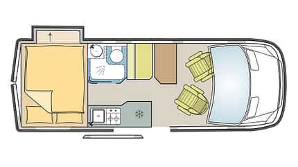Grundriss Clever, Clever Aventuro 600, Offroad, Camping