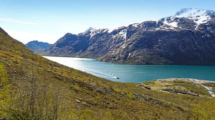 Norwegen, Jotunheimen-Nationalpark, Berge, Fluss Norwegen, Jotunheimen-Nationalpark, Berge, Fluss