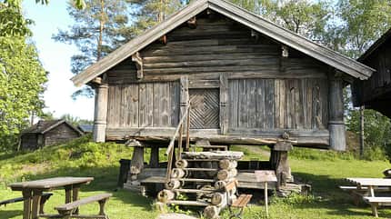 Norwegen, Heddal Local Museum, Holzhaus Norwegen, Heddal Local Museum, Holzhaus