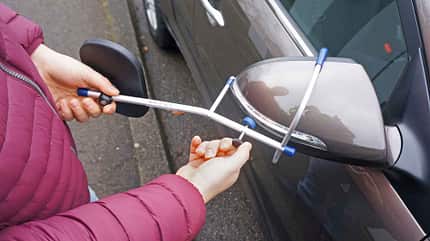 Zusatzspiegel, Marktübersicht, Spezialspiegel, Montage f_Zusatzspiegel_Schraubklemme