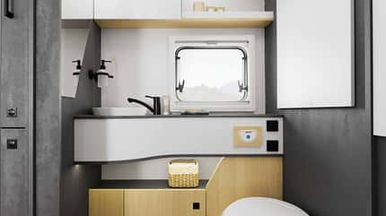 Teilintegreirt, Ahorn Camp T640, Innenaufnahme