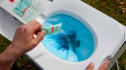 LooSeal Schweißtoilette, Granulat, Toilette