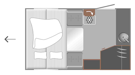 LMC Edero 350 D, Grundriss