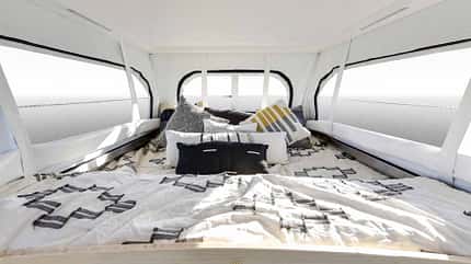 Camper, Bett, Pop-Up-Dach