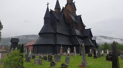 Kirche, Norwegen, Camping, Frankia Neo, Wohnmobil