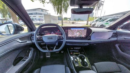Cockpit, Audi A6 Avant, Camping, Wohnwagen