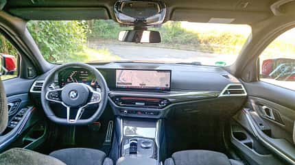Cockpit, BMW 330i, Camping, Wohnwagen, Caravan