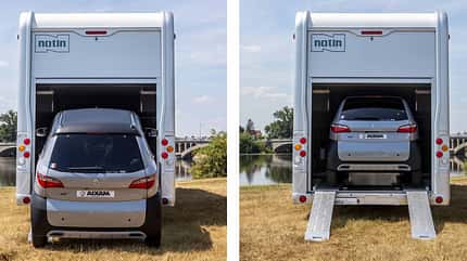 Notin Liner, Pkw-Garage, Rampe