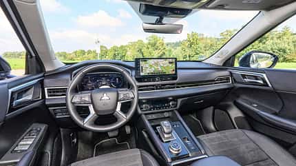 Cockpit, Mitsubishi Outlander, Camping, Wohnwagen, Caravan