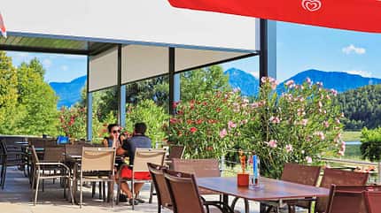 Stellplatz, Camping Ilsenhof, Restaurant