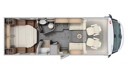 Eura Mobil Integra Line GT 726 QF, Eura Mobil, Wohnmobil, Camping, Mercedes Grundriss, Eura Mobil Integra Line GT 726 QF, Eura Mobil, Wohnmobil, Camping, Mercedes