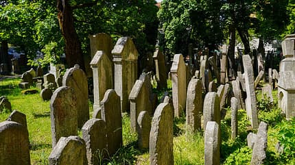 Jewish Cemetery In Prague