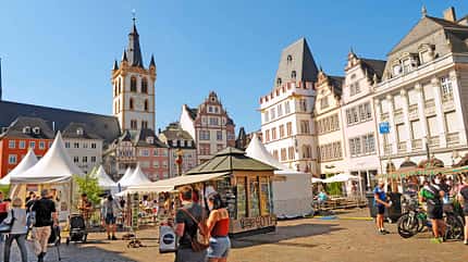 Trier, Deutschland, Hauptmarkt, Stadtkirche
