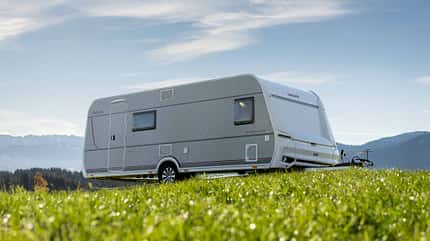 Außenaufnahme, Wohnwagen, 560 FMK