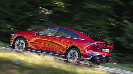 Mazda Heck, Mazda 6e, Zugwagen, Camping, Elektroauto, E-Auto, Caravan