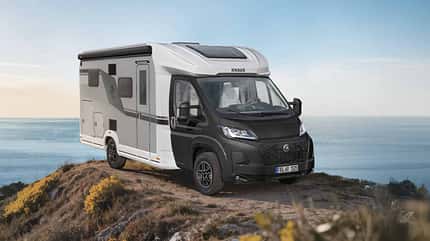 Außenaufnahme, teilintegriertes Wohnmobil Außenaufnahme, teilintegriertes Wohnmobil