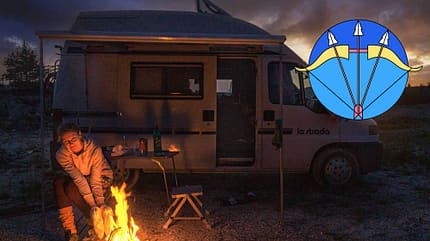 Vanlife, Lagerfeuer, Van, Campervan