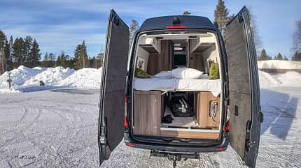 Kabe Abisko Van 690 LB, Mercedes, Kofferraum