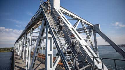 Winter, Camping Treppe, Winter, Camping