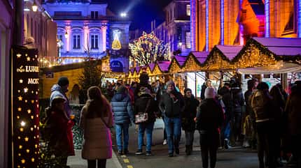 Winter, Camping, Frankreich Markt, Winter, Camping, Frankreich