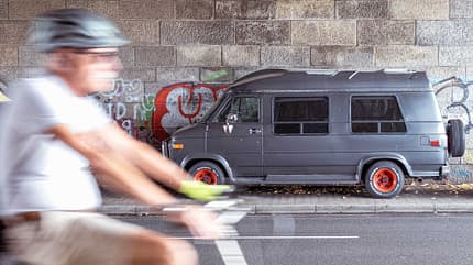 Unterführung, Wohnmobil, Oldtimer, Retro, Camping, Caravan