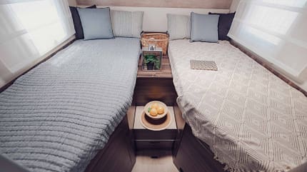 Einzelbetten, Schlafzimmer, Heck