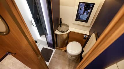 Sanitärraum, WC, Wohnmobil