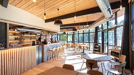 Restaurant, Campingplatz, Lyon, Frankreich