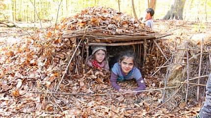 Wildniscamp, Brandenburg, Kinder, Lager, Höhle Wildniscamp, Brandenburg, Kinder, Lager, Höhle