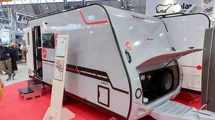 Vorderklappe, Sterckeman Sport Edition 420 CP, Wohnwagen, Camping