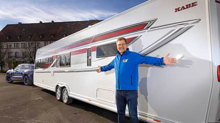 Cayenne Electric, Zugwagen, Wohnwagengespann, Porsche, Wohnwagen