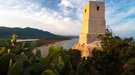 countryside,sardinian,sardegna,ruins,coastal,torre salinas,muravera Salinas coastal Tower. Muravera. Cagliari district. Sardinia. Italy. Europe