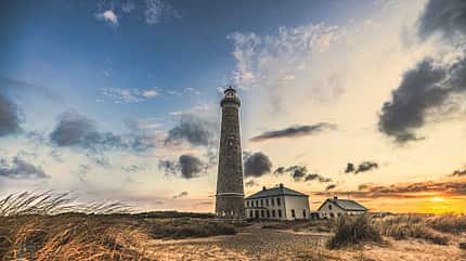 Norwegen, Reise, Skagen, Sonnenaufgang, Leuchtturm xo_Norwegen_Skagen