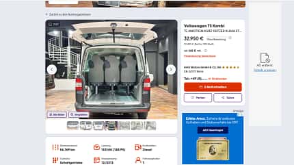 Screenshot, Angebote, Mobile, Kleinanzeigen, Gebraucht, Selbstausbau