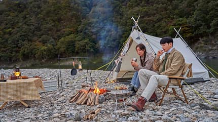 Camping in Korea