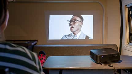 Epson, Beamer, Zubehör ausprobiert Epson Beamer EF 62 B