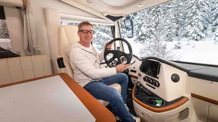 Bernd Mayländer, Camper, Fahrersitz