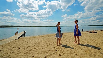 See, Strand, Leipzig, Ostdeutschland, Markkleeberger See