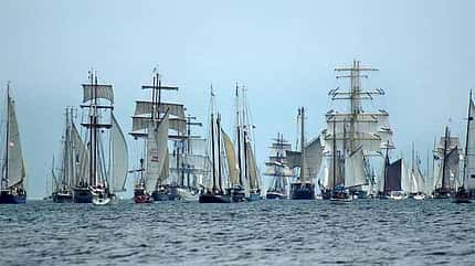 volksfest, kieler woche, windjammerparade Windjammerparade
