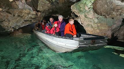 Wimsener Höhle, Boot, Wasser, Schwäbische Alb Höhle, Wimsener Höhle, Boot, Wasser, Schwäbische Alb