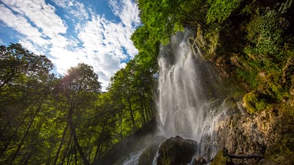 Bad Urach, Wandern, Wald, Schwäbische Alb Wasserfall, Bad Urach, Wandern, Wald, Schwäbische Alb